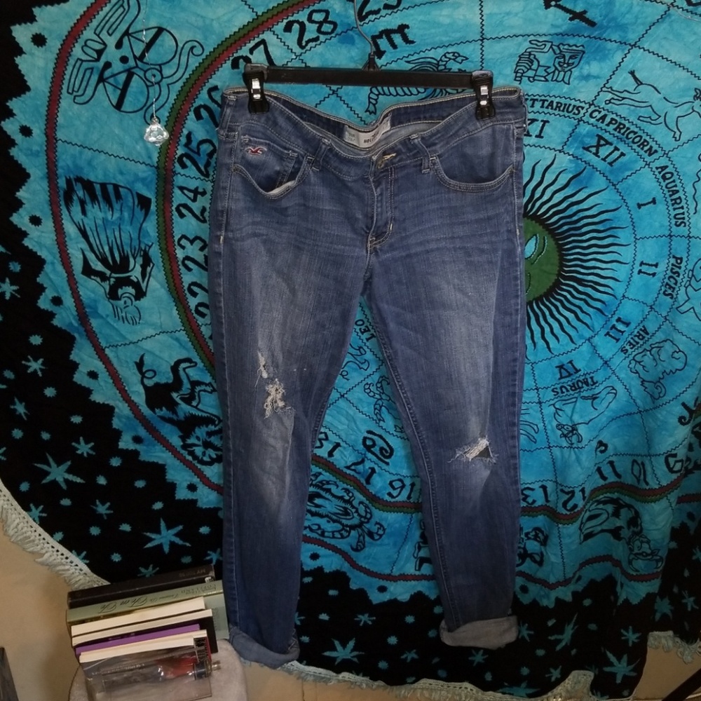 Ripped Hollister Jeans